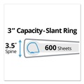 Binders | Avery 27651 11 in. x 8.5 in. 3 in. Capacity 3 Rings Durable Non-View Binder with DuraHinge and Slant Rings - Blue image number 2