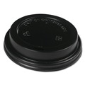 Cups and Lids | Boardwalk BWKHOTBL1020 Plastic Hot Cup Lids for 10 oz. to 20 oz. Cups - Black (1000/Carton) image number 1