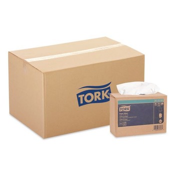 CLEANING CLOTHS | Tork 303362 4-Ply 9.75 in. x 16.75 in. Multipurpose Paper Wiper - White (8/Carton)