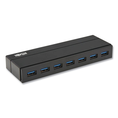 Office Electronics & Batteries | Tripp Lite U360-007 7 Ports Charging Hub 3.0 - Black image number 0