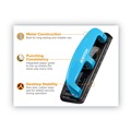 Staple Punches | PaperPro 2103 9/32 in. 12-Sheet EZ Squeeze Three-Hole Punch - Blue/Black image number 3