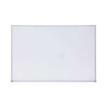 Universal UNV43623 36 in. x 24 in. Melamine Dry Erase Board with Anodized Aluminum Frame - White Surface