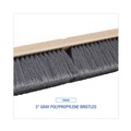 Just Launched | Boardwalk BWK20436 3 in. Flagged Polypropylene Bristles 36 in. Brush Floor Brush Head - Gray image number 3
