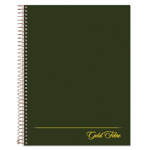 Notebooks & Pads | Ampad 20-816 Gold Fibre 1-Subject Project-Management Format Wirebound Project Notes Book With (84) 9.5 in. x 7.25 in. Sheets - Green Cover image number 0