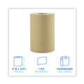 Paper Towels and Napkins | Boardwalk B6252 8 in. x 350 ft. 1-Ply Hardwound Paper Towels - Natural (12/Carton) image number 4