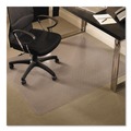 Office Chair Mats | ES Robbins 122371 46 x 60 EverLife Rectangular Chair Mats for Medium Pile Carpet - Clear image number 5