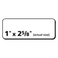 Labels | Avery 05630 1 in. x 2.63 in. Matte Clear Easy Peel Mailing Labels with Sure Feed Technology - Clear (750/Box) image number 1