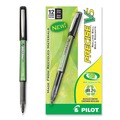 Pens | Pilot 26300 0.5 mm Extra-Fine Precise V5 BeGreen Stick Roller Ball Pen - Black Ink, Black Barrel (1-Dozen) image number 2