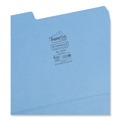 File Folders | Smead 10410 0.75 in. Expansion 1/3-Cut SuperTab 14-pt Stock Colored File Folders - Letter Size/Assorted Colors (50/Box) image number 2
