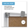 Office Presentation Supplies | MasterVision CA051790 Earth 48 in. x 36 in. Cork Board - Tan Surface/Satin Aluminum Frame image number 4
