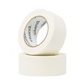Tapes | Universal UNV51302 3 in. Core 48 mm x 54.8 mm General Purpose Masking Tape - Beige (2/Pack) image number 0