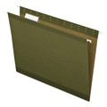 File Folders | Pendaflex 04152 1/5 Reinforced Hanging File Folders with Printable 1/5-Cut Tab Inserts - Letter Size/Standard Green (25/Box) image number 0