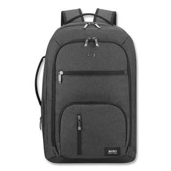 OFFICE AND OFFICE SUPPLIES | SOLO UBN78010 11.88 in. x 7 in. x 19 in. 17.3 in. Grand Travel TSA Backpack - Dark Gray