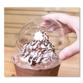 Cups and Lids | Karat C-KDL626 12 oz. to 24 oz. Cold Cup Dome PET Plastic Lids - Clear (1000/Carton) image number 3