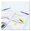 Highlighters | Avery 24000 HI-LITER Desk-Style Chisel Tip Highlighters - Fluorescent Yellow Ink/Black Barrel (1-Dozen) image number 5