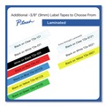Tapes | Brother P-Touch TZE521CS 0.35 in. x 26.2 ft. TZe Laminated Removable Label Tapes - Black on Blue image number 4