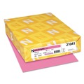 Just Launched | Astrobrights 21041 8.5 in. x 11 in. 65 lbs. Cover Weight Color Cardstock - Pulsar Pink (250/Pack) image number 0