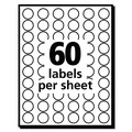 Labels | Avery 05051 0.5 in. Diameter Handwrite Only Self-Adhesive Removable Color-Coding Labels - Neon Red (840/Pack) image number 3