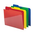 Back to School Sale | Smead 10541 0.75 in. Expansion Letter Size Poly Colored File Folders with Slash Pocket - Assorted Colors (12/Pack) image number 3