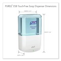 Hand Soaps | PURELL 7730-01 1200 mL 5.25 in. x 8.8 in. x 12.13 in. ES8 Soap Touch-Free Dispenser - White image number 5