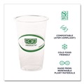  | Eco-Products EP-CC20-GS 20 oz. GreenStripe Renewable and Compostable Cold Cups - Clear (1000/Carton) image number 4