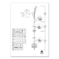 Just Launched | Alba PMFESTN 14w x 14d x 73.67h Festival 5-Knob Coat Stand with Umbrella Holder - Black image number 9