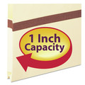 File Folders | Smead 76487 1 in. Expansion Legal Size File Pockets - Manila image number 3