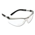Safety & First Aid | 3M 11375-00000-20 BX Molded-In 2.0plus Diopter Strength Safety Glasses - Silver/Black Frame, Clear Lens image number 0