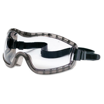 MCR Safety 2310AF Stryker Chemical Protection Safety Goggles - Black Frame