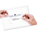 Labels | Avery 58164 3.33 in. x 4 in. Repositionable Shipping Labels with Sure Feed for Inkjet Printers - White (25/Box) image number 1