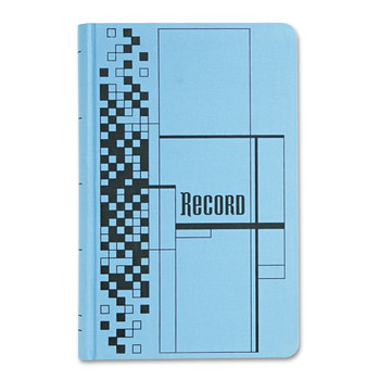 PAPER AND PRINTABLES | Adams ARB712CR5 11.75 x 7.25 Sheets Record-Style Rule Ledger Book - Blue Cover