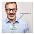 Label & Badge Holders | Avery 74461 3.5 in. x 2.25 in. Top Load Clip-Style Badge Holder with Laser/Inkjet Insert - White (100/Box) image number 4