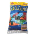 Arts & Crafts Supplies | Tablemate 916100 12 in. Helium Quality Latex Balloons - Assorted Colors (20/Carton) image number 0