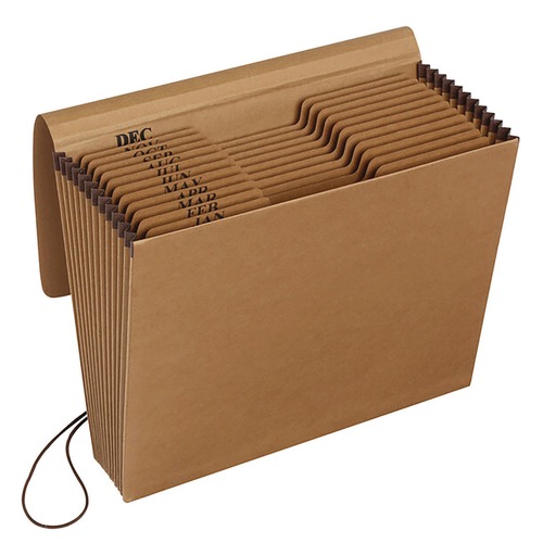 Just Launched | Pendaflex K-17M-OX Kraft Indexed Expanding File, 12 Pocket, Kraft, Letter, Brown image number 0