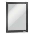 Office Presentation Supplies | Durable 472101 DURAFRAME 5.5 in. x 8.5 in. Magnetic Sign Holder - Black Frame (2/Pack) image number 1