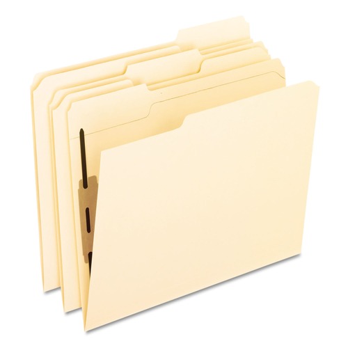 Filing & Folders | Pendaflex M13U1 Manila Folders With One Bonded Fastener, 1/3-Cut Tabs, Letter Size, 50/box image number 0