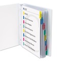 Sheet Protectors | C-Line 05580 2 in. Sheet Capacity 8-1/2 in. x 11 in. Sheet Protectors with Index Tabs - Assorted Colors (8/Set) image number 1