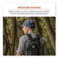Safety & First Aid | Ergodyne 12476 Chill-Its 6615 One Size Fits Most High-Performance Bandana Doo Rag with Terry Cloth Sweatband - Lime image number 1