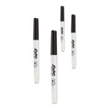 Washable Markers | EXPO 1871774K Extra-Fine Bullet Tip Low-Odor Dry-Erase Marker - Black (4/Pack) image number 2
