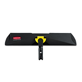 Rubbermaid Commercial HYGEN FGQ55900BK00 HYGEN 18 in. Quick Connect Single-Sided Plastic Wet/Dry Mop Frame - Black