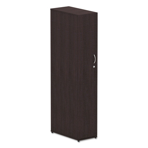 Office Filing Cabinets & Shelves | Alera ALEVA621224ES 11.88 in. x 22.78 in. x 65 in. Valencia Series Wardrobe - Espresso image number 0