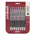 Pens | uni-ball 40110 Signo 207 0.7 mm Retractable Gel Pen - Assorted Ink and Barrel Colors/Medium (8-Piece/Set) image number 0