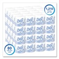  | Scott 05102 Essential Septic-Safe Standard Roll Bathroom Tissue for Business - White (1210 Sheets/Roll, 80 Rolls/Carton) image number 1