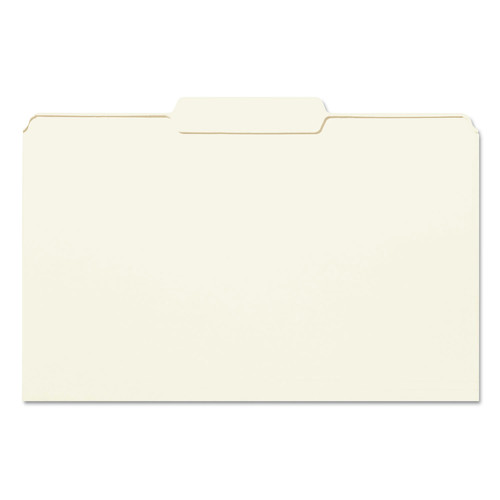 File Folders | Smead 15332 0.75 in. Expansion 1/3-Cut Tabs Center Position Legal Size File Folders - Manila (100/Box) image number 0