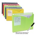 Sheet Protectors | C-Line 63160 Write-On Straight Tab Letter Size Poly File Jackets - Assorted Colors (10/Pack) image number 4