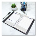 Notebooks & Pads | Blueline C210.21T 12-Month (Jan to Dec): 2026 8 in. x 5 in. 30-Minute Appointments DuraGlobe Daily Planner - Black Soft Cover image number 3