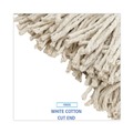 Just Launched | Boardwalk BWK216CCT 16 oz. Cotton Premium Cut-End Wet Mop Heads - White (12/Carton) image number 6