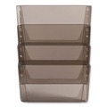 Desktop Organizers | Deflecto 73402 DocuPocket 13 in. x 4 in. 4 Sections Letter Size Stackable Four-Pocket Wall File - Smoke image number 4