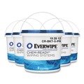 Cleaners & Chemicals | Tork 192812 Chem-Ready 7.13 x 7.13 x 7 Wiping System Bucket - White (5/Carton) image number 0