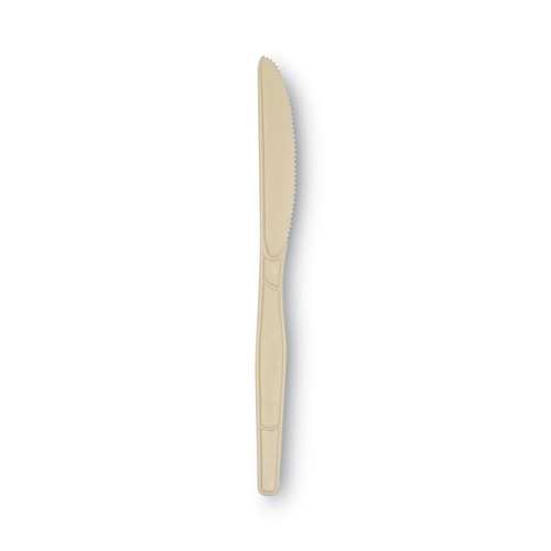 Just Launched | Dixie SSK11B SmartStock Series-O 7 in. Mediumweight Bio-Blend Plastic Cutlery Knives Refill - Beige (40/Pack, 24 Packs/Carton) image number 0